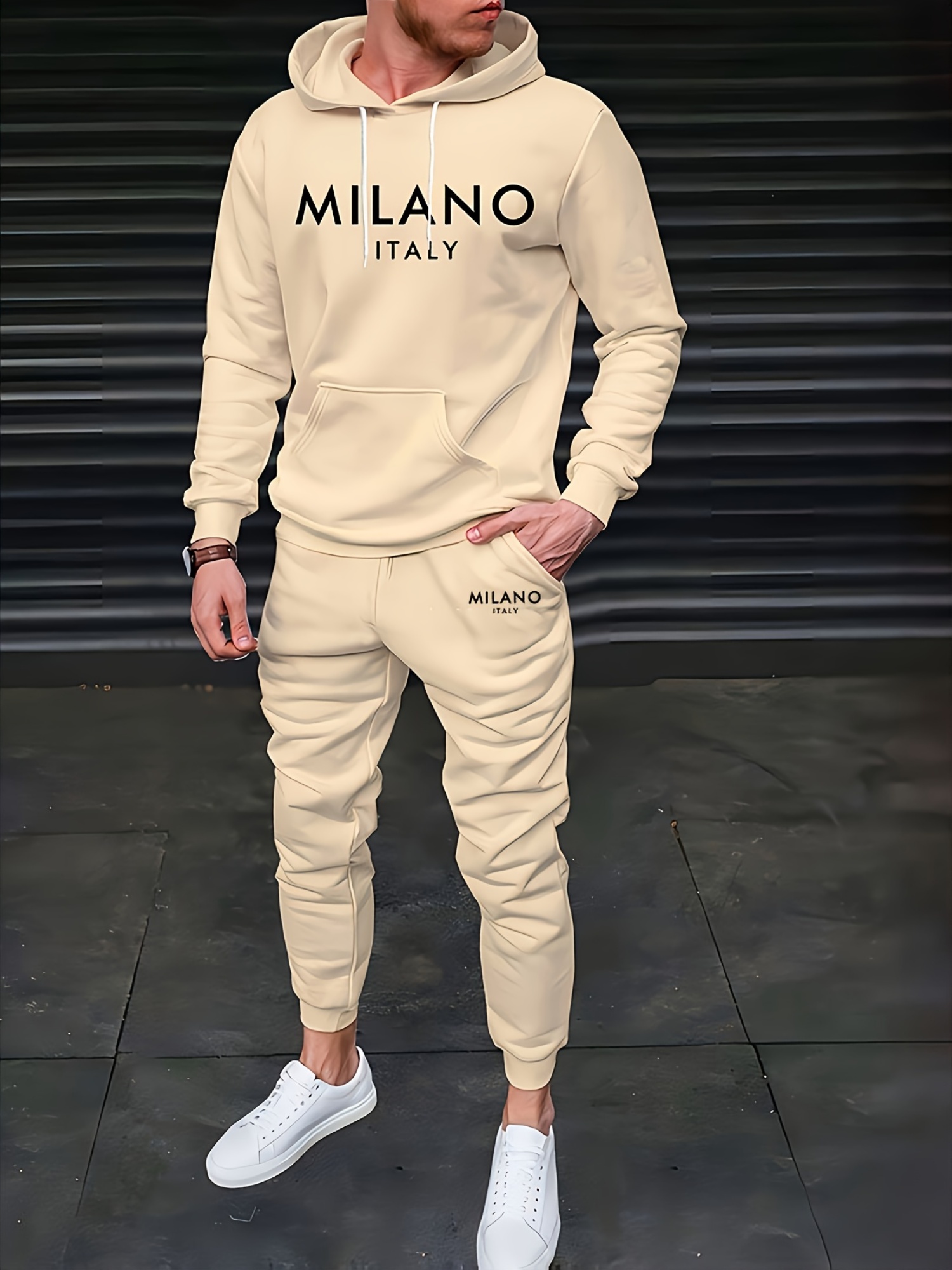 Winter Clothing Affordable - 春と秋のメンズストリートファッション、パーカーとパンツのセット、アウトドアスポーツウェア、おしゃれで手頃な価格のアパレル