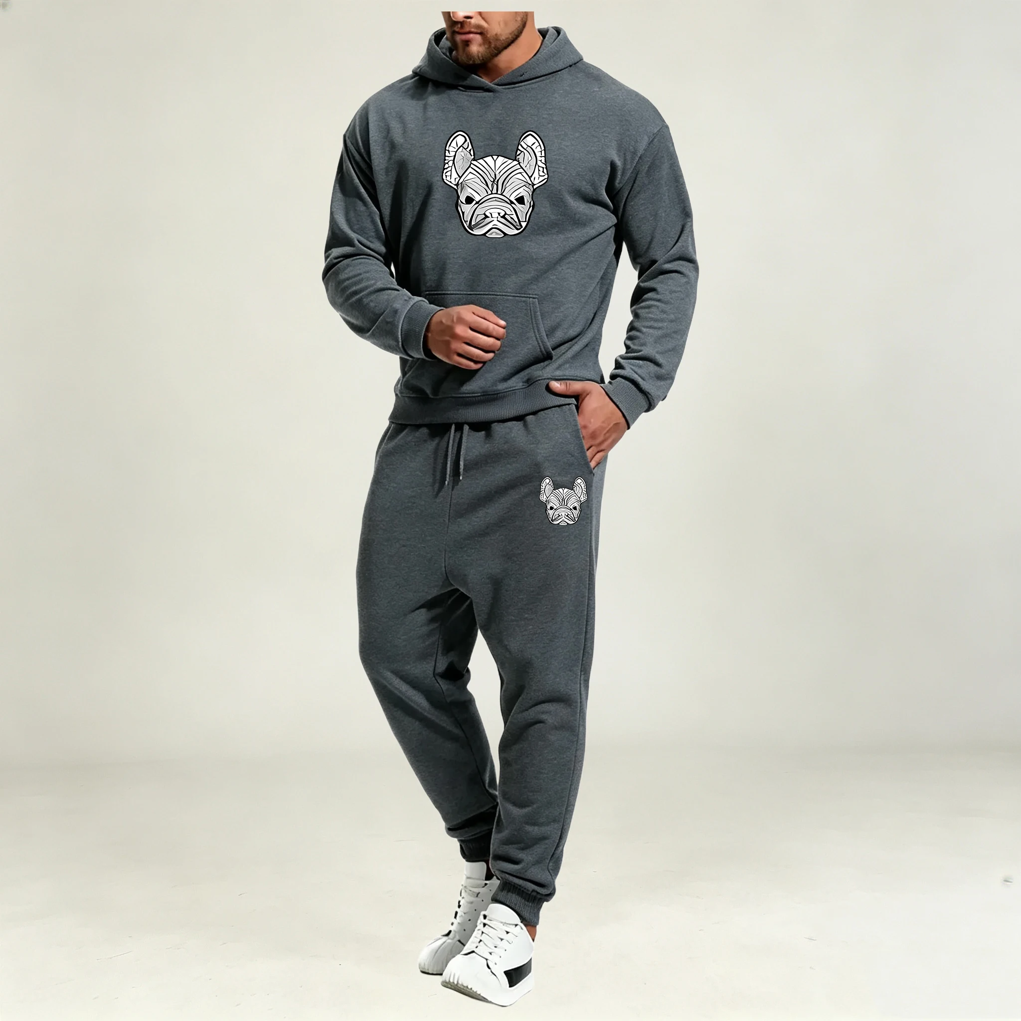 Warm Winter Clothing - メンズ服 パーカー プルオーバー セットアップ 2ピース 秋冬