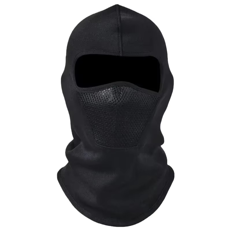 Wool Balaclava Knit - 夏用軽量バラクラバ サイクリング フルフェイスマスク アウトドアスポーツ バイク スキー