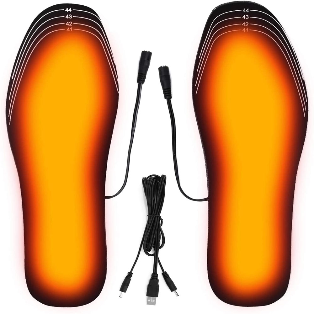 Heated Insole Rechargeable - USB充電式加熱インソール（サイズ35～45） | DIYでカットできる、アウトドアスキーや冬の暖かさのために