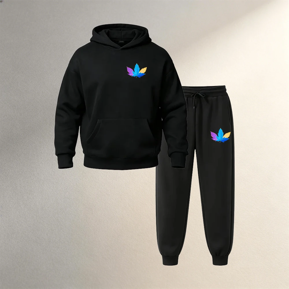 Warm Winter Clothing - メンズ服セット プルオーバー 2点セット 秋冬 スポーツ カジュアル