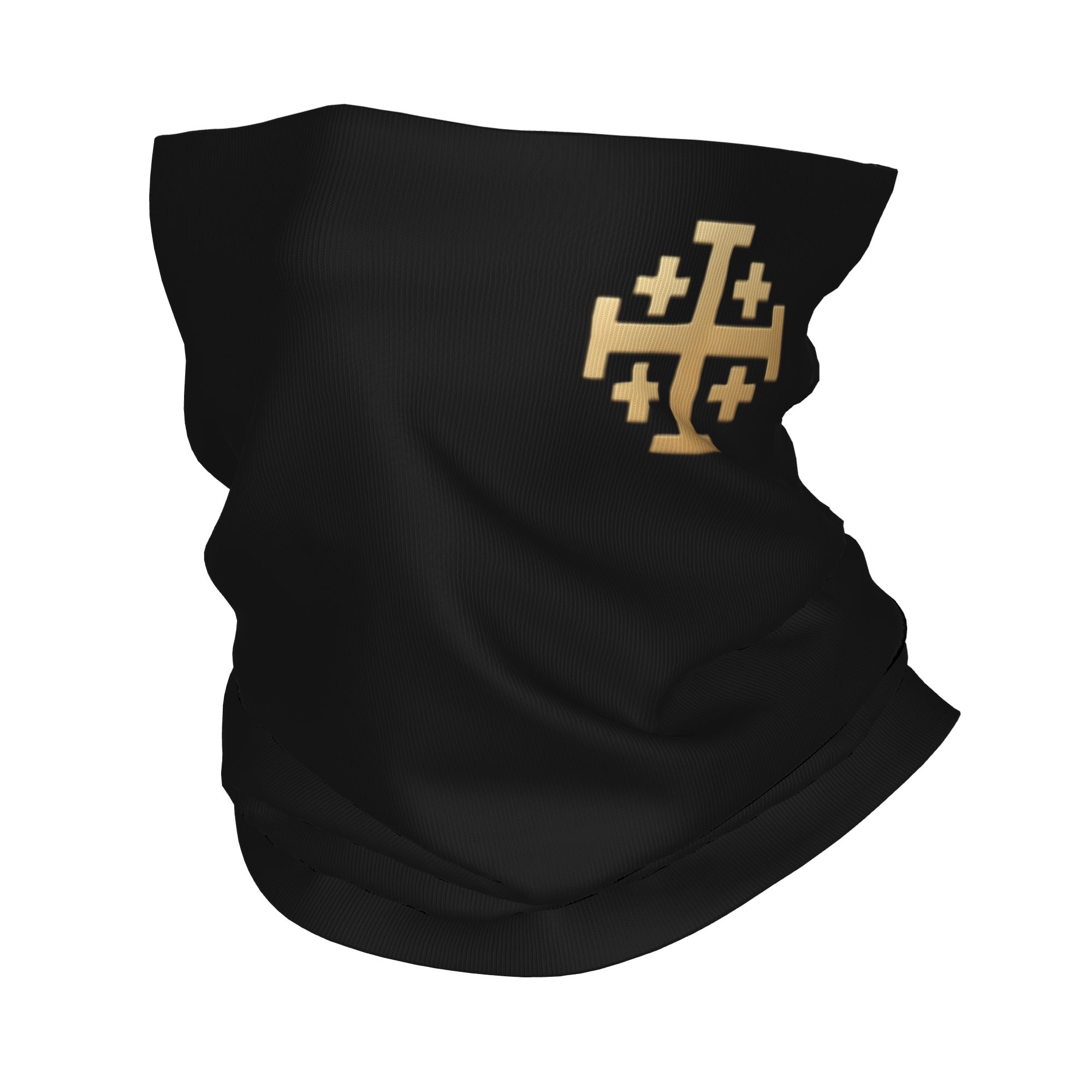 Wool Balaclava Knit - 騎士エルサレムクロスクリスチャンバンダナネックカバープリントテンプル騎士団イエスバラクラバフェイスマスクスカーフヘッドバンド男性女性大人