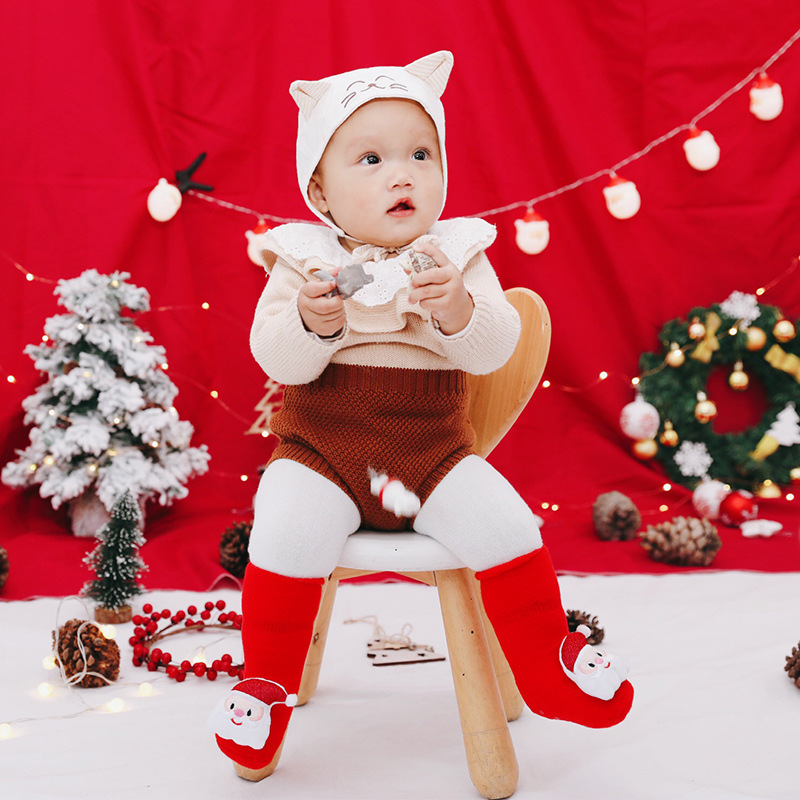 かわいいベビークリスマスソックス冬暖かい幼児綿靴下漫画クリス - Winter Clothing Activities For Toddlers のレビューと価格