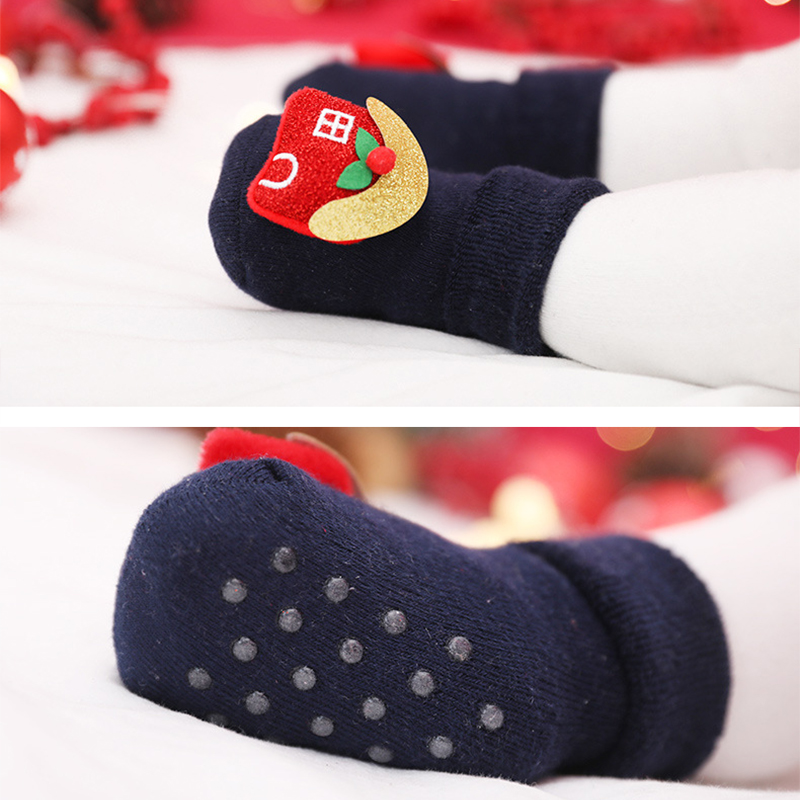 かわいいベビークリスマスソックス冬暖かい幼児綿靴下漫画クリス - Winter Clothing Activities For Toddlers のレビューと価格