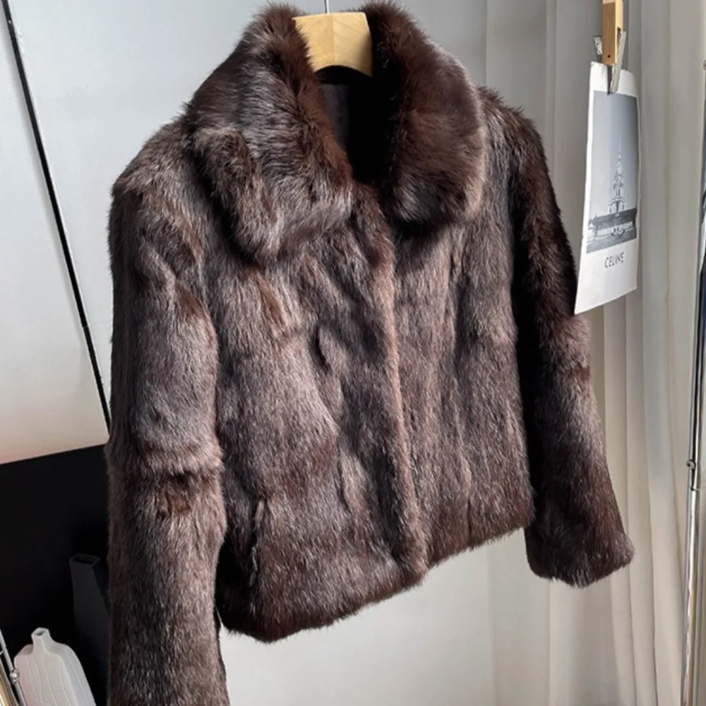 Natural Rabbit Fur Coat Women  - Winter Clothing Store のレビューと価格