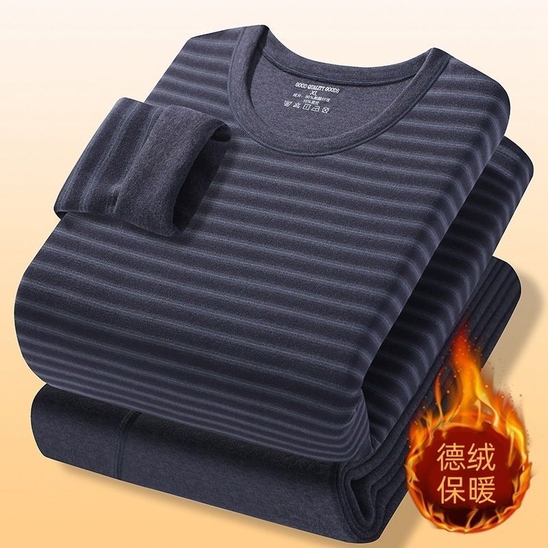 2025年秋冬用サーマル下着セット メンズ 両面ドイツベルベ - Warm Winter Clothing のレビューと価格
