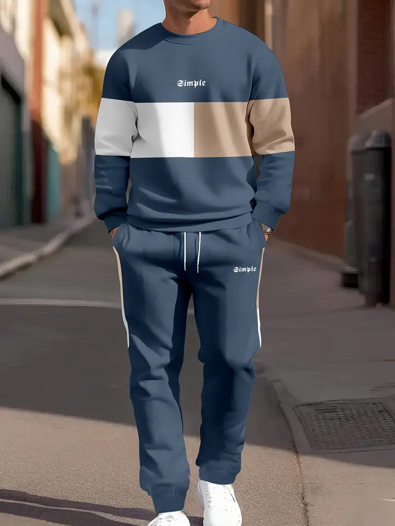 冬と秋のメンズ用暖かい長袖長ズボン、レタープリント入りカジュ - Warm Winter Clothing のレビューと価格