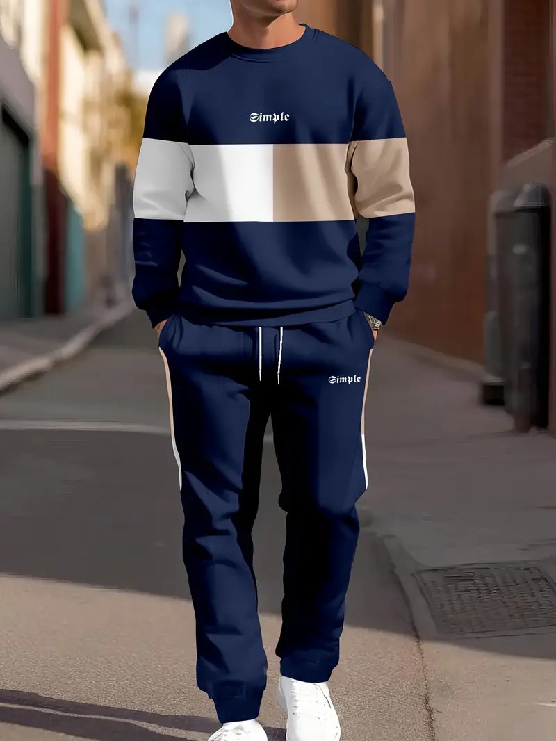 冬と秋のメンズ用暖かい長袖長ズボン、レタープリント入りカジュ - Warm Winter Clothing のレビューと価格