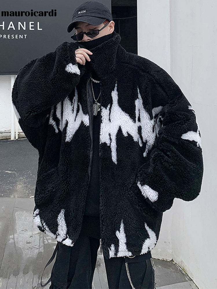 Mauroicardi 冬特大肥厚暖かいふわふわフェイクファ - Winter Clothing Uae のレビューと価格