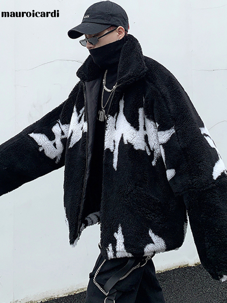 Mauroicardi 冬特大肥厚暖かいふわふわフェイクファ - Winter Clothing Uae のレビューと価格