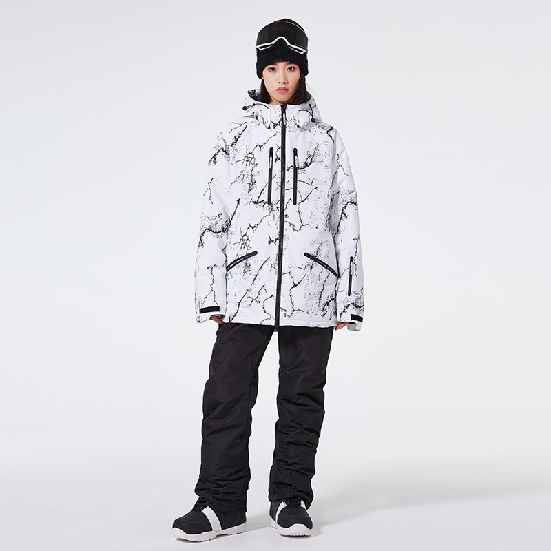 新しいファッション男性女性冬スキースーツ防水スノーボードジャ - Winter Clothing Uae のレビューと価格
