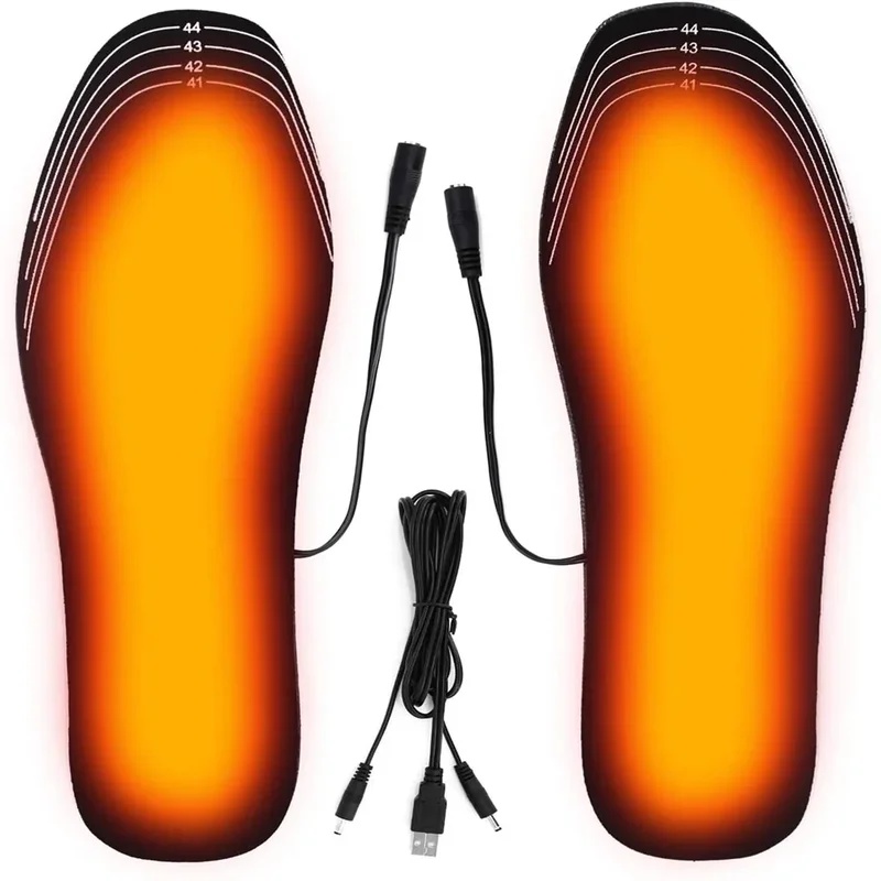 USB 加熱靴インソール電気足温パッド足温器靴下パッドマット - Heated Insole Rechargeable のレビューと価格