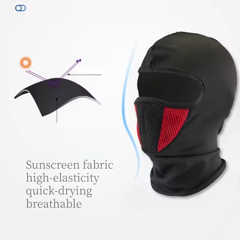 フルフェイスマスクサイクリング防風ヘッドギアオートバイバラク - Wool Balaclava Knit のレビューと価格