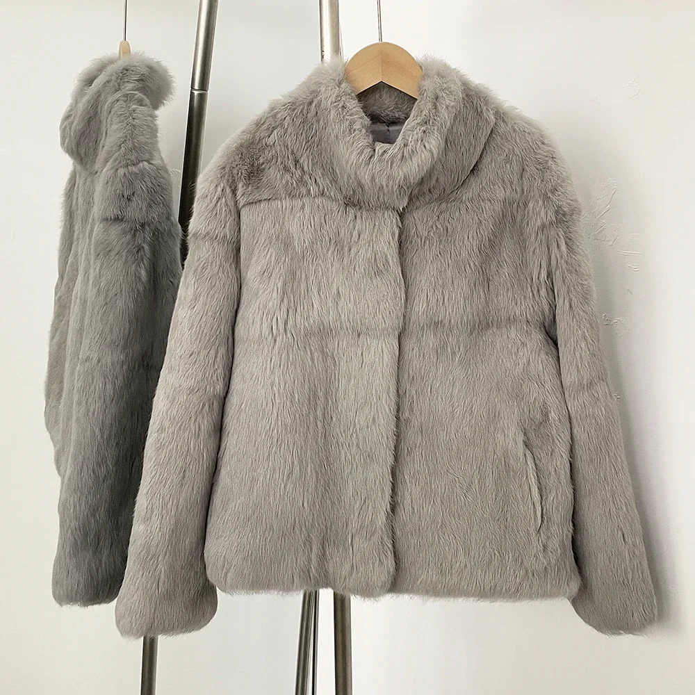 2025年秋冬新作 レディース ナチュラルラビットファーコー - Winter Clothing Store のレビューと価格
