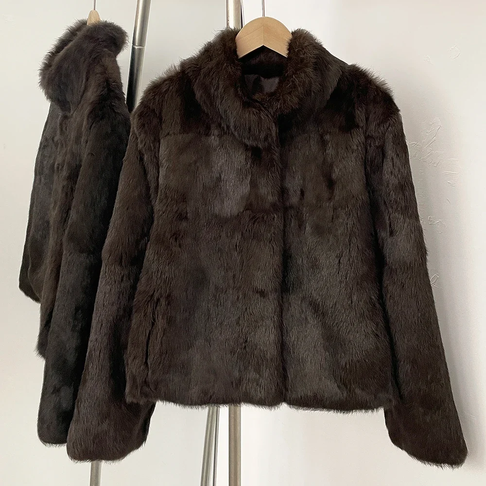2025年秋冬新作 レディース ナチュラルラビットファーコー - Winter Clothing Store のレビューと価格
