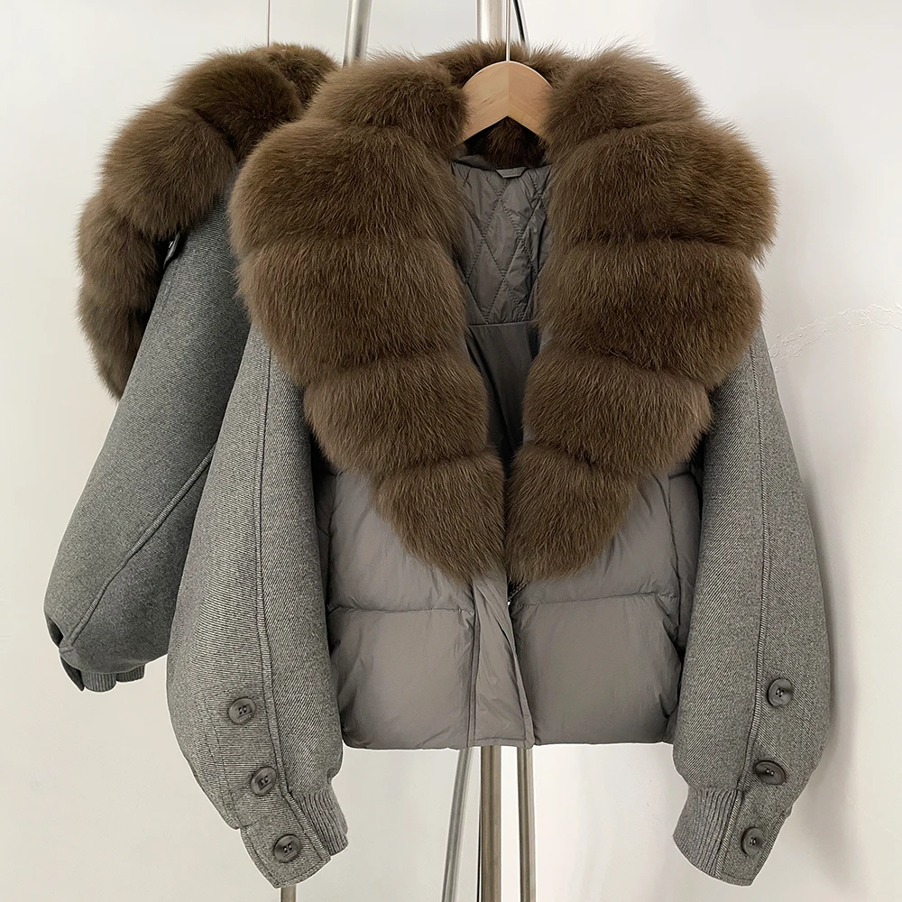 女性用ダウンジャケット ダックダウンパーカー 天然毛皮付き  - Winter Clothing Store のレビューと価格