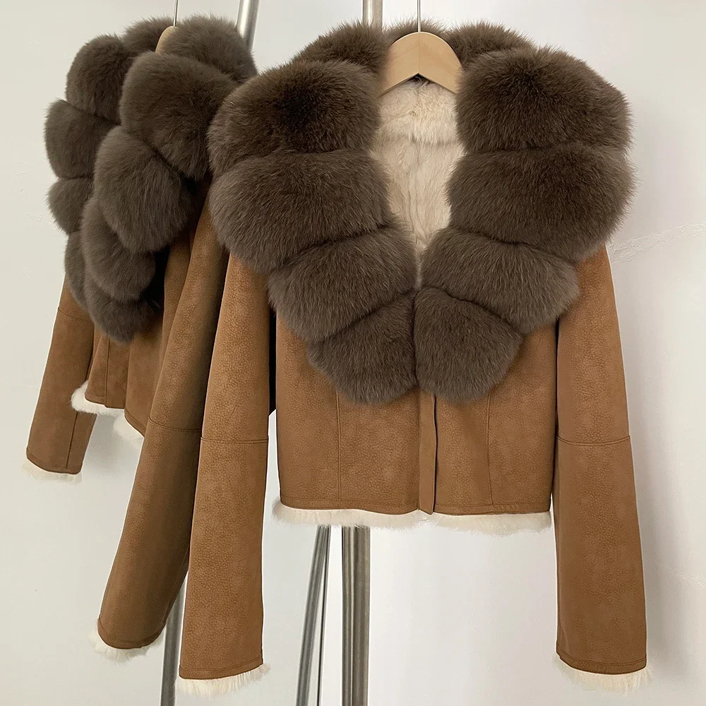 OFTBUY 天然フォックスファーカラーコート 秋冬 レディ - Winter Clothing Store のレビューと価格