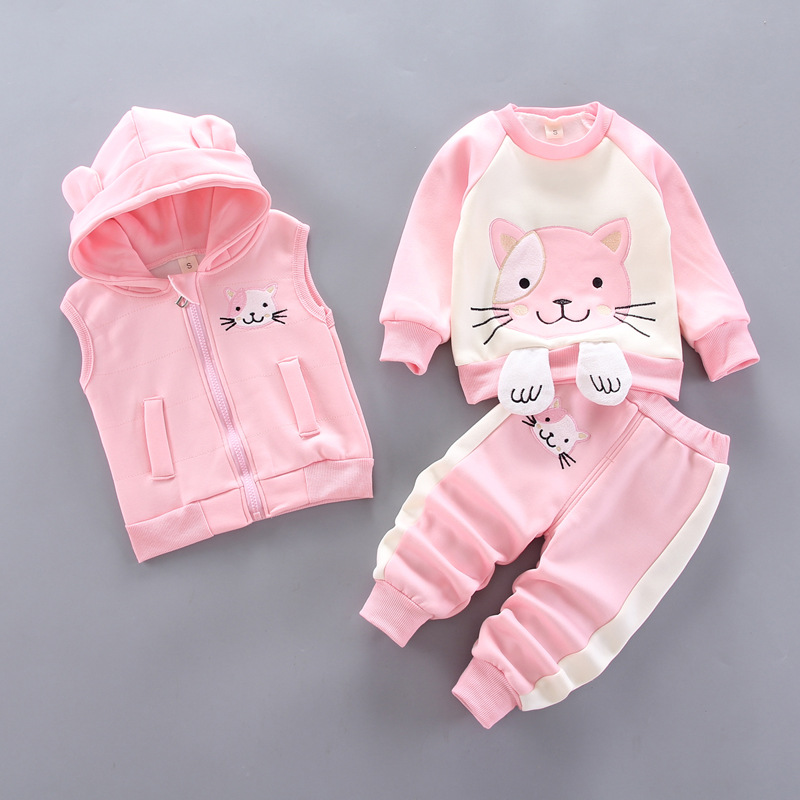 男の子と女の子のためのベルベットの服セット,厚いカジュアルな - Winter Clothing Activities For Toddlers のレビューと価格