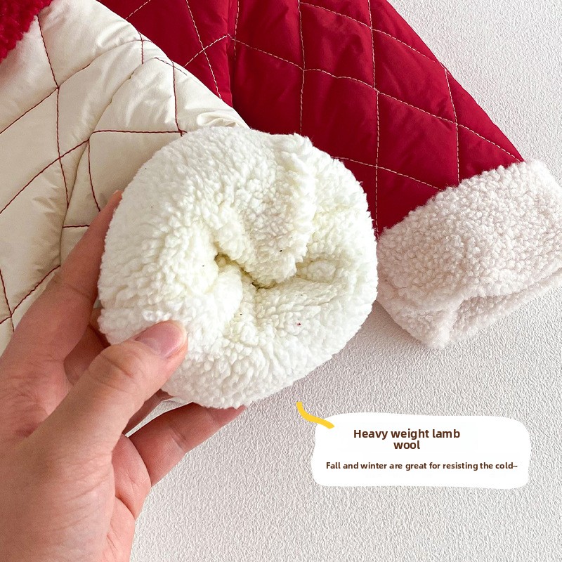 子供用新年服2025年新作冬物男の子刺繍入り漫画風ぬいぐるみ - Winter Clothing For Babies のレビューと価格