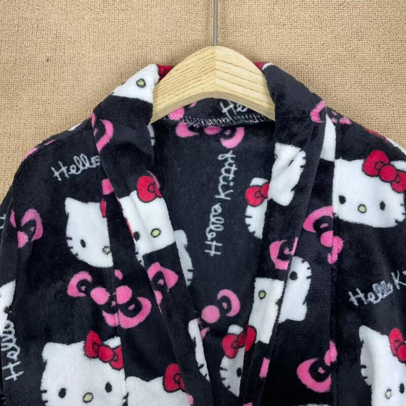 ナイトガウン ハローキティ 新しい秋冬暖かいミッドレングスバ - Warm Winter Clothing のレビューと価格