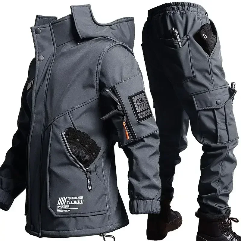 ハイキングジャケットユニフォーム ウール作業服 冬用メンズ防 - Warm Winter Clothing のレビューと価格