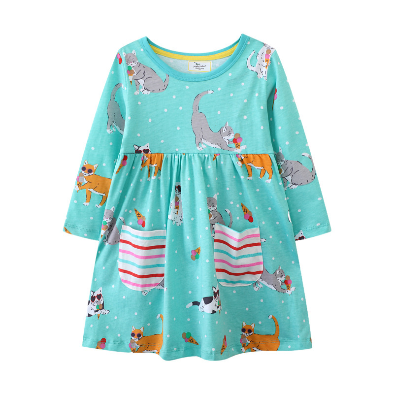 ジャンプメーターズガールズ長袖猫コスチュームドレス 2-7T - Winter Clothing Activities For Toddlers のレビューと価格