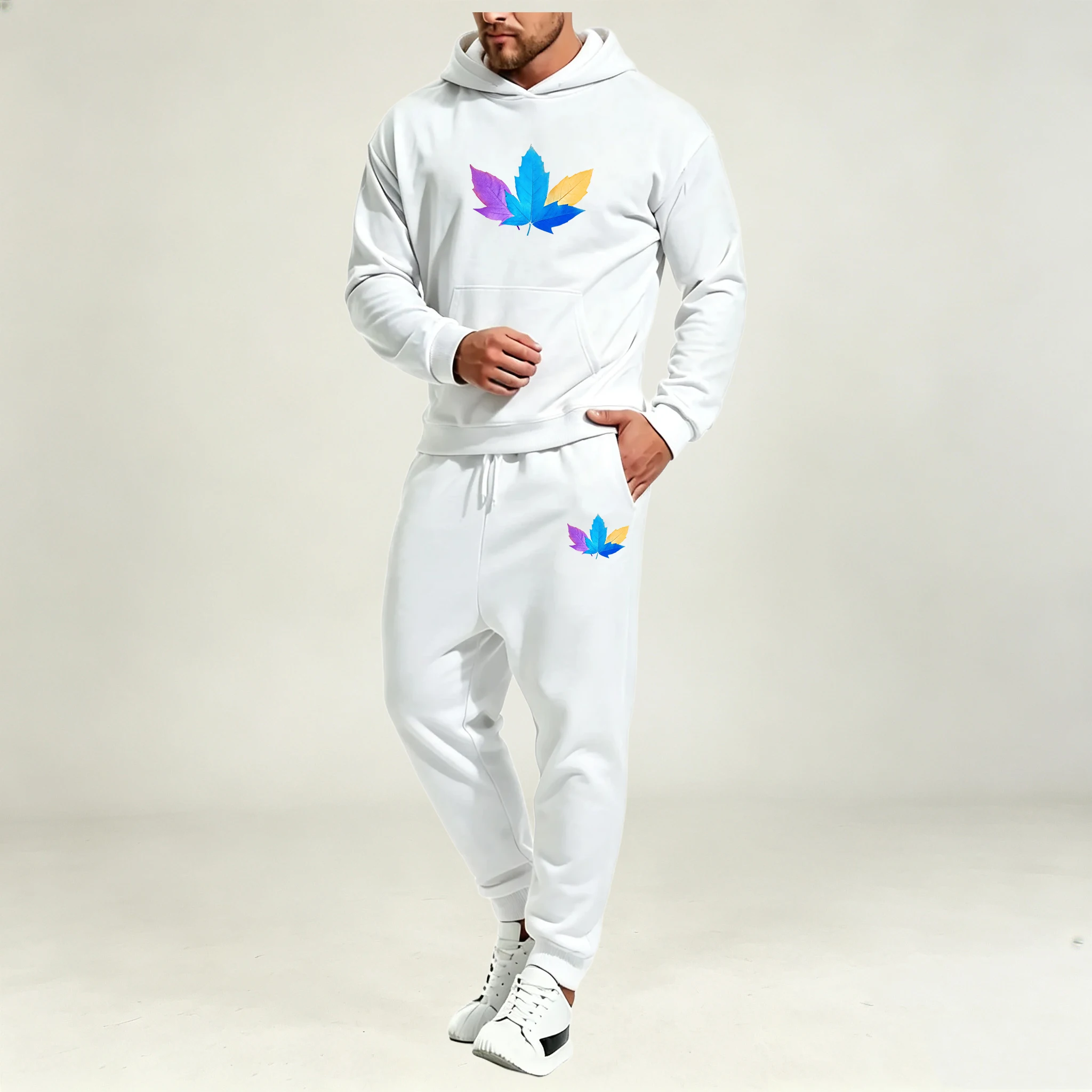 メンズウェア、上下セット、2点セット、秋・冬用、カジュアル、 - Warm Winter Clothing のレビューと価格