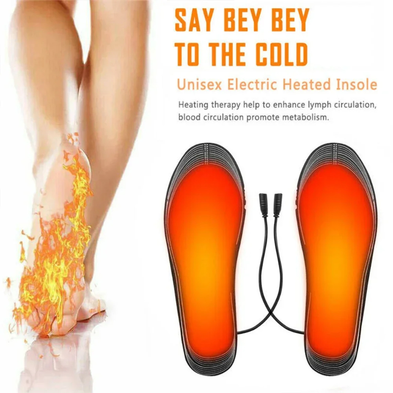 USB 充電式加熱インソールサイズ 35-46 DIY カス - Heated Insole Rechargeable のレビューと価格