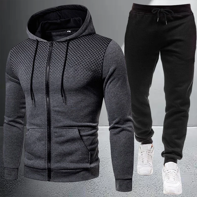 秋冬ハイエンドメンズジャケットトラックスーツカジュアルジッパ - Winter Clothing Matching のレビューと価格