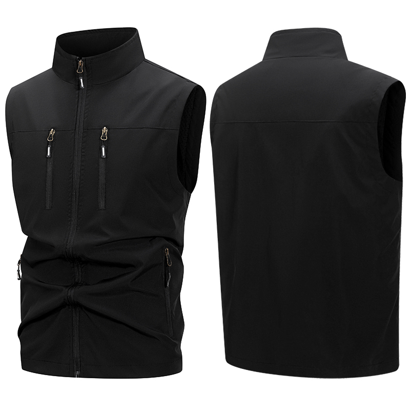 メンズ軽量ソフトシェルベスト ジッパーポケット付き 防風 ノ - Winter Clothing Uae のレビューと価格