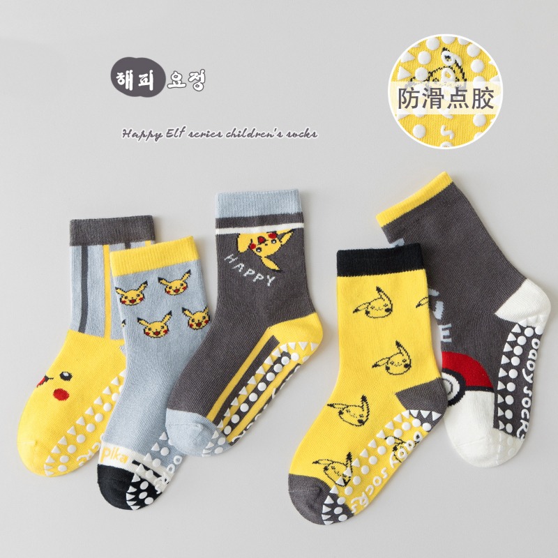 5足組 アニメ ベビー 子供用靴下 漫画柄 冬用 キッズソッ - Winter Clothing For Babies のレビューと価格