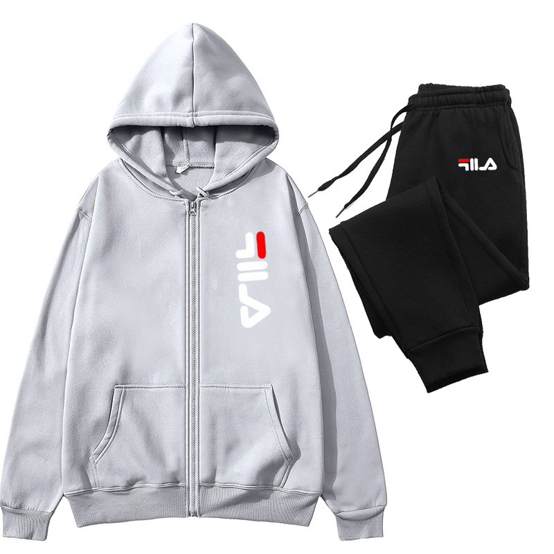 メンズ2ピーストラックスーツ、ジッパーカーディガンジャケット - Winter Clothing Uae のレビューと価格