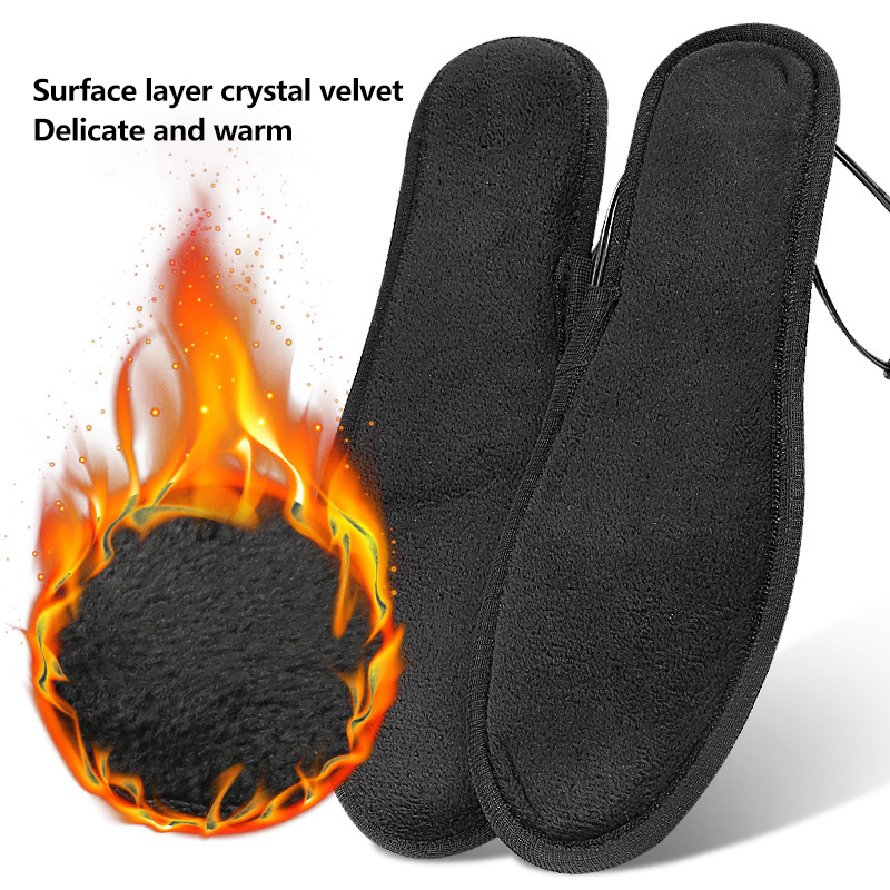スキーやハイキング用のUSB加熱靴インソール、電気加熱靴パッ - Heated Insole Rechargeable のレビューと価格
