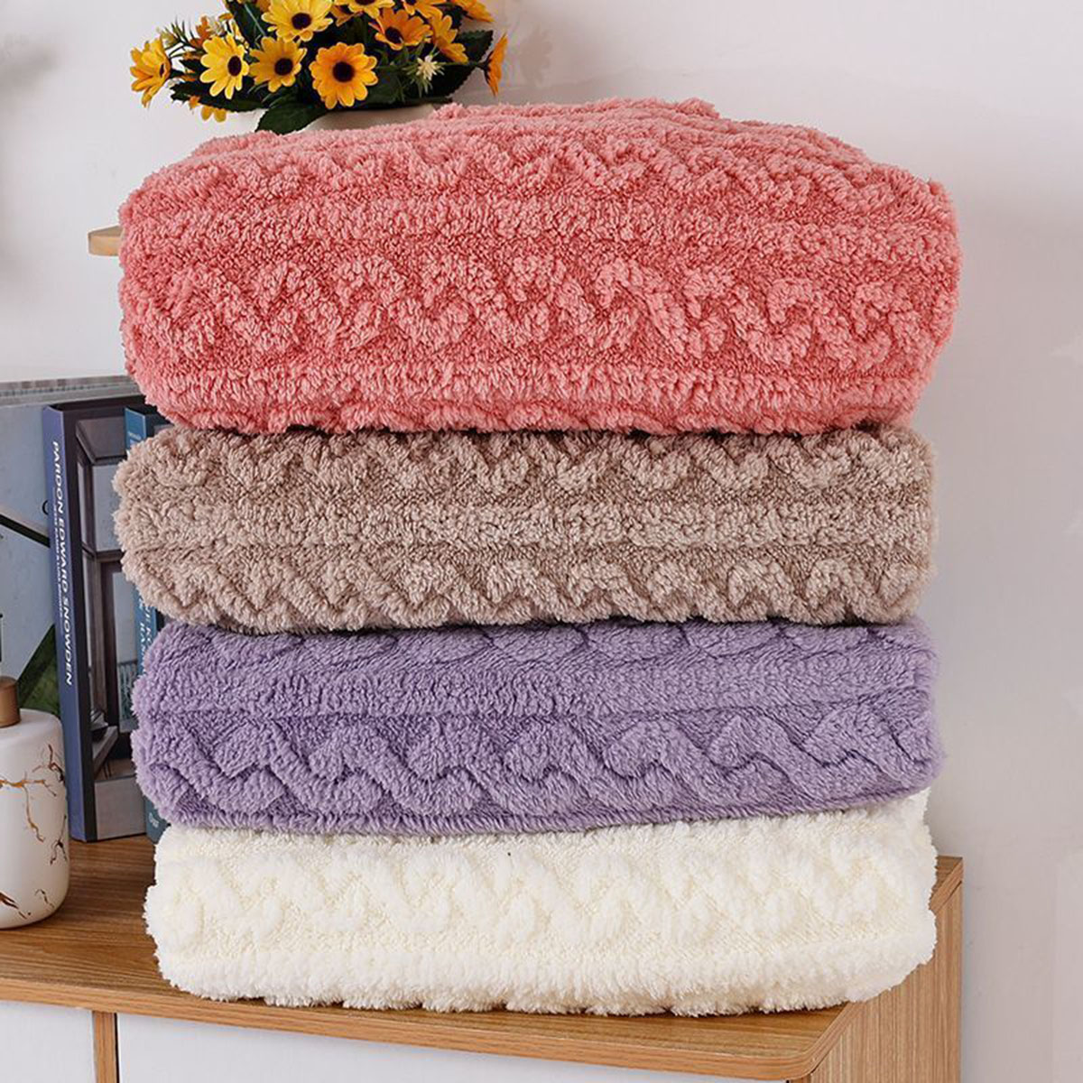 冬用コーラルベルベットナイトガウン、女性用ジャカードコットン - Warm Winter Clothing のレビューと価格