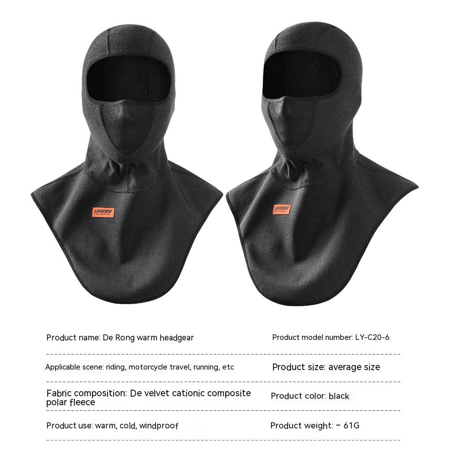 新しい冬のオートバイマスクフリースサーマルフェイスマスク保温 - Wool Balaclava Knit のレビューと価格