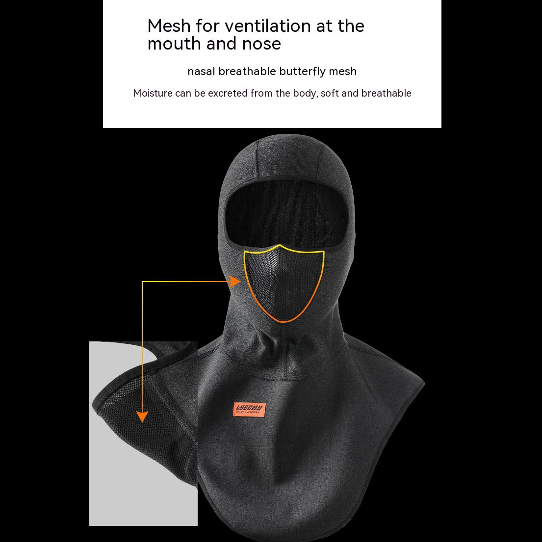 新しい冬のオートバイマスクフリースサーマルフェイスマスク保温 - Wool Balaclava Knit のレビューと価格