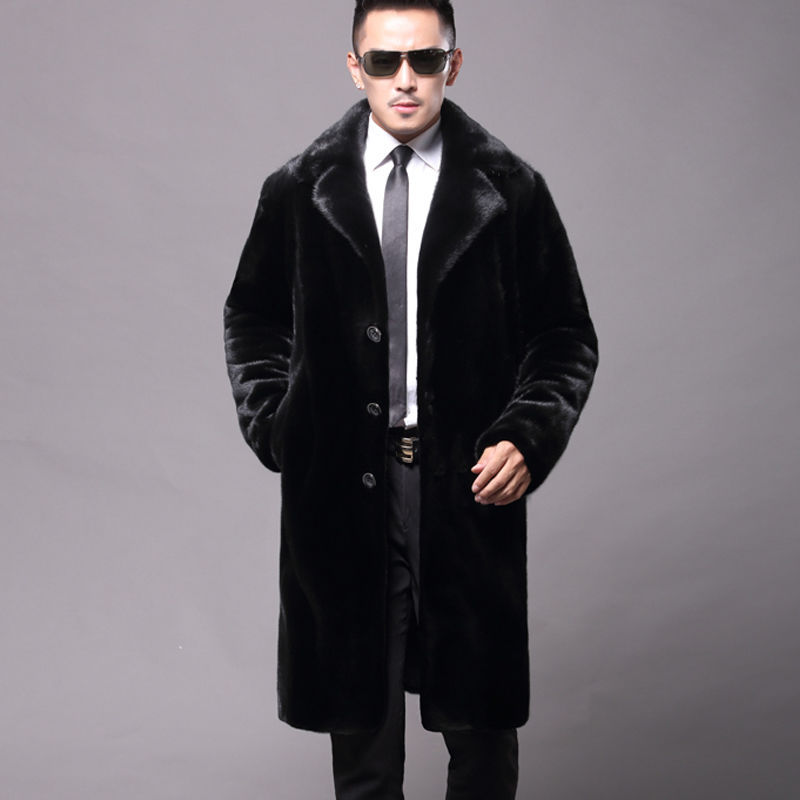 メンズ 秋/冬 トップコート フェイクファー 厚手 暖かい  - Winter Clothing Uae のレビューと価格