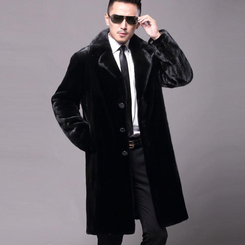 メンズ 秋/冬 トップコート フェイクファー 厚手 暖かい  - Winter Clothing Uae のレビューと価格