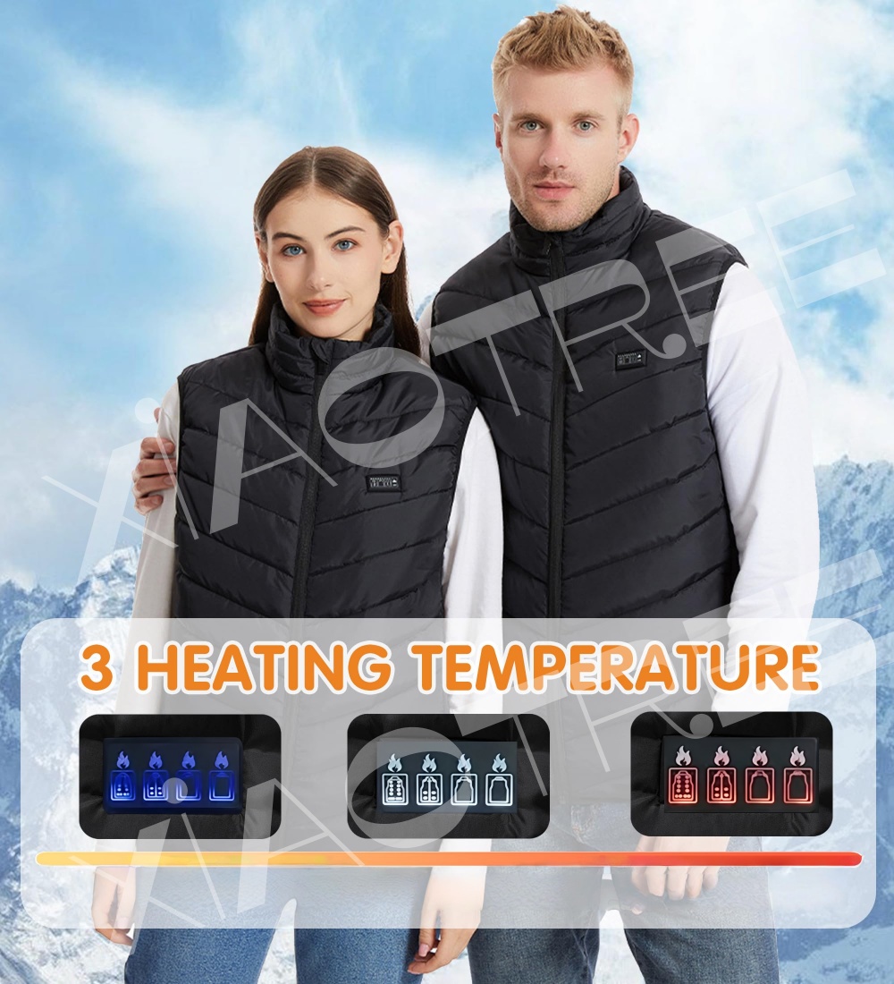 28/9エリア加熱ベスト メンズ レディース 電熱ジャケット - Winter Clothing Uae のレビューと価格