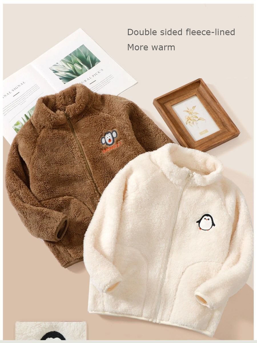 子供用ソフトフリース服 男の子と女の子用コーラルフリースアウ - Winter Clothing For Babies のレビューと価格