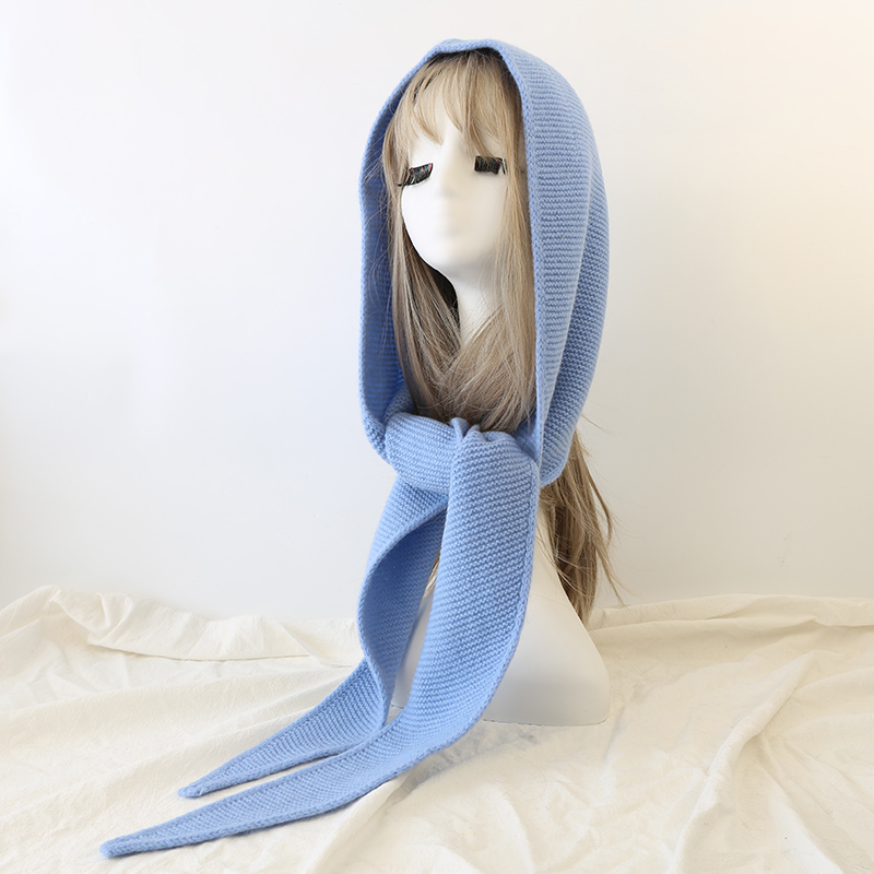 100%ウール ビッグソフィースカーフ オーバーサイズフード - Wool Balaclava Knit のレビューと価格