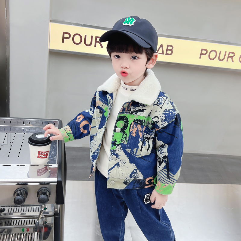 キッズベビー暖かいデニムジャケットパーカーコート毛皮付き幼児 - Winter Clothing Activities For Toddlers のレビューと価格