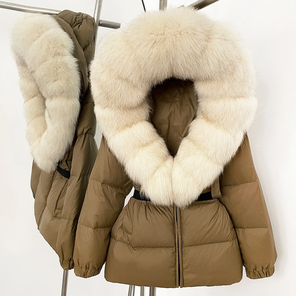90%ホワイトダックダウンコート レディース 冬服 パファー - Winter Clothing Store のレビューと価格