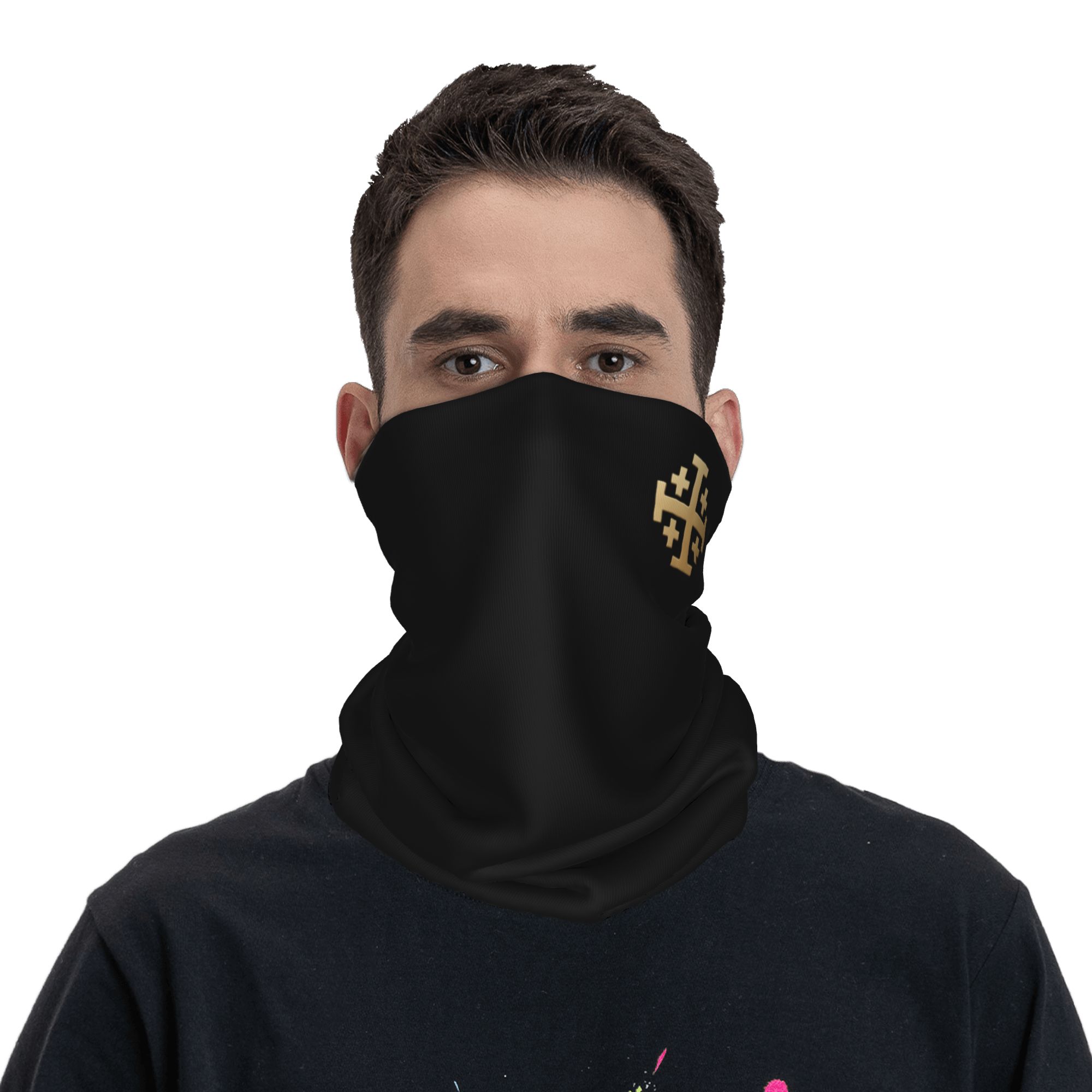 騎士エルサレムクロスクリスチャンバンダナネックカバープリント - Wool Balaclava Knit のレビューと価格
