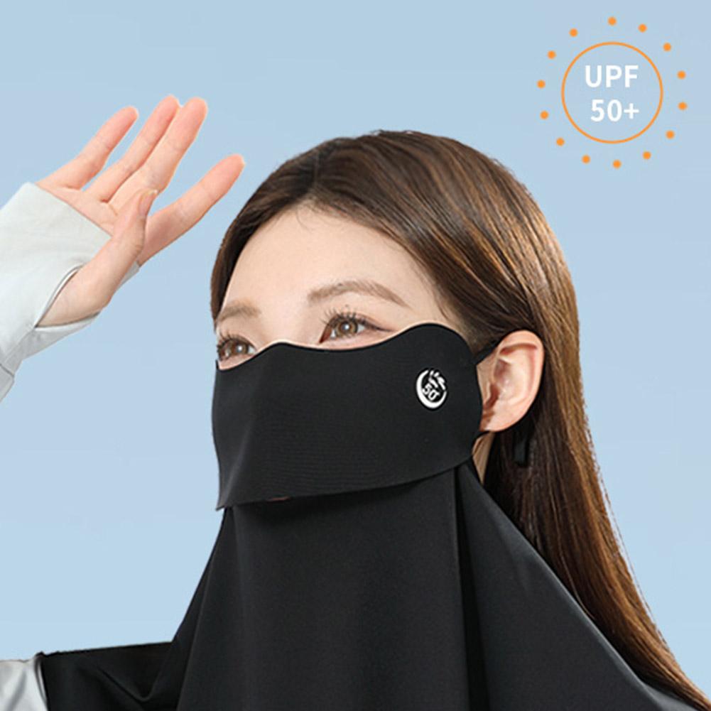 夏アイスシルク日焼け防止マスク女性用 UPF50+ 抗 UV - Wool Balaclava Knit のレビューと価格