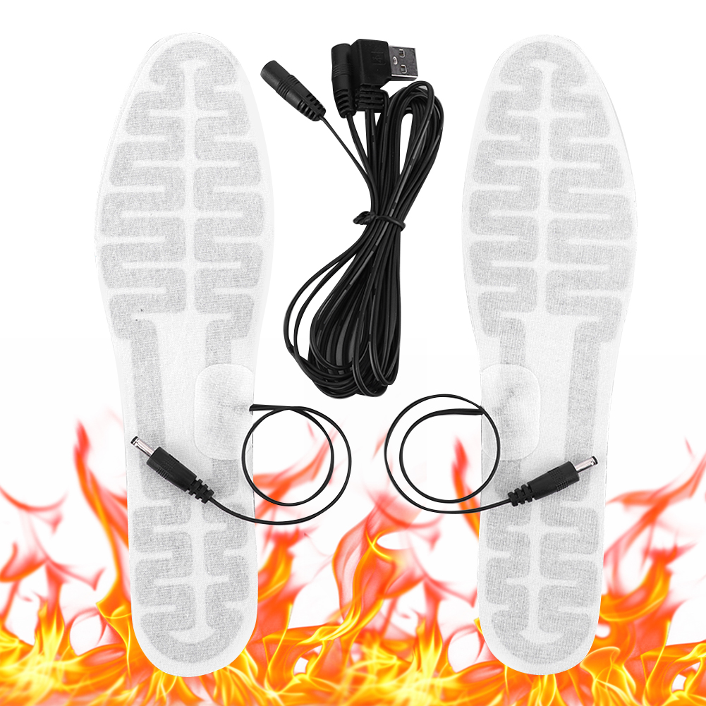 USB加熱式靴インソールフットウォーマーフィルム10W電気足 - Heated Insole Rechargeable のレビューと価格