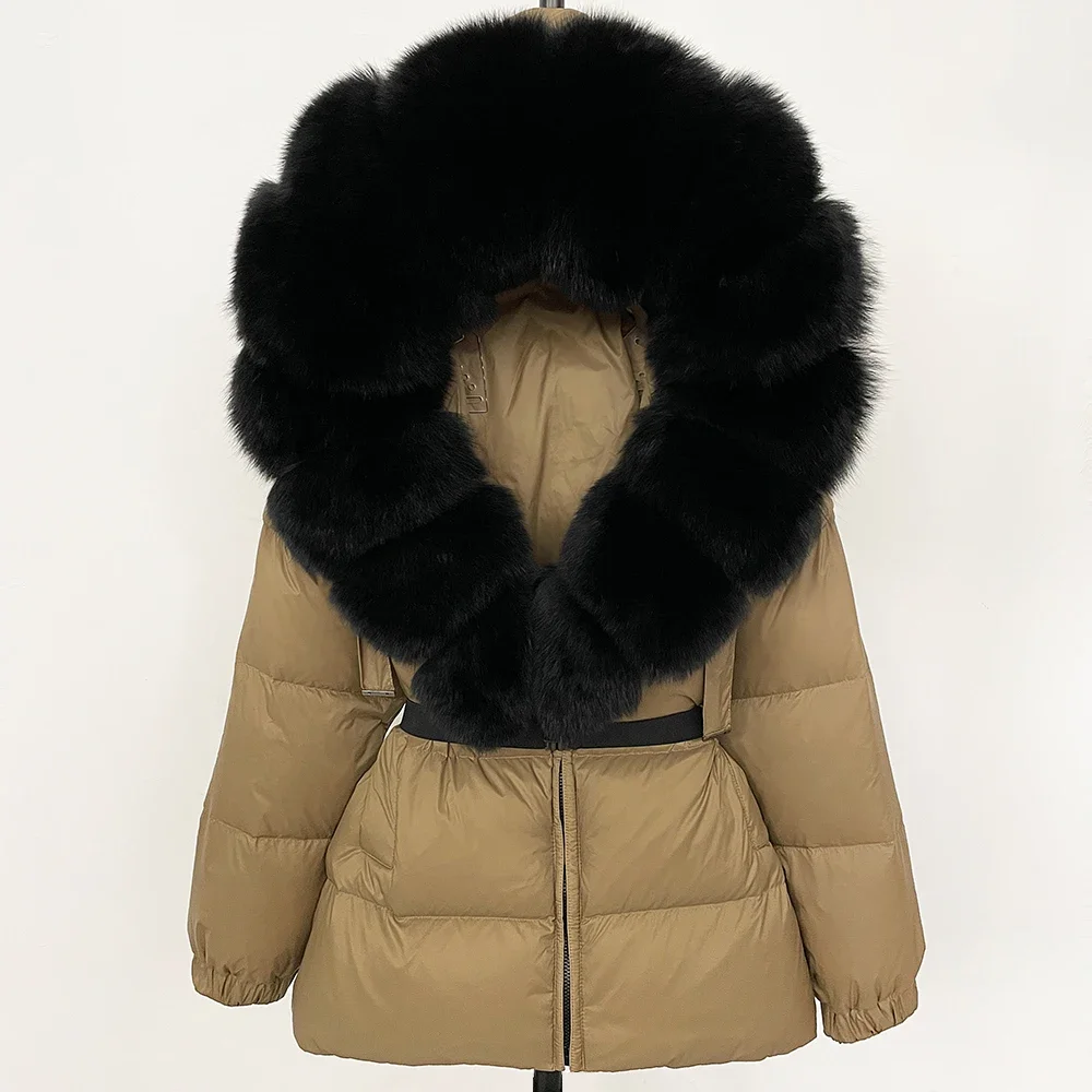 OFTBUYリアルファーコート冬服パファージャケット女性用フ - Winter Clothing Store のレビューと価格