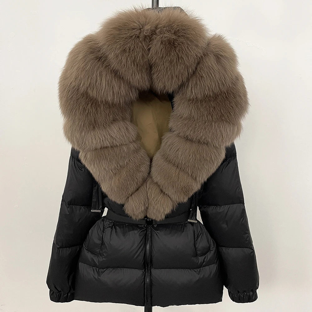 OFTBUYリアルファーコート冬服パファージャケット女性用フ - Winter Clothing Store のレビューと価格